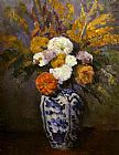 Paul Cezanne Dahlias 1875 painting